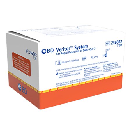 Kit Rapid Test BD Veritor™ System Infectious Disease Immunoassay SARS-CoV-2 Nasal Swab Sample 30 Tests by BD  ID 256082